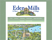 Tablet Screenshot of edenmills.ca